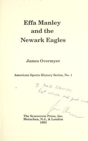 Effa Manley and the Newark Eagles