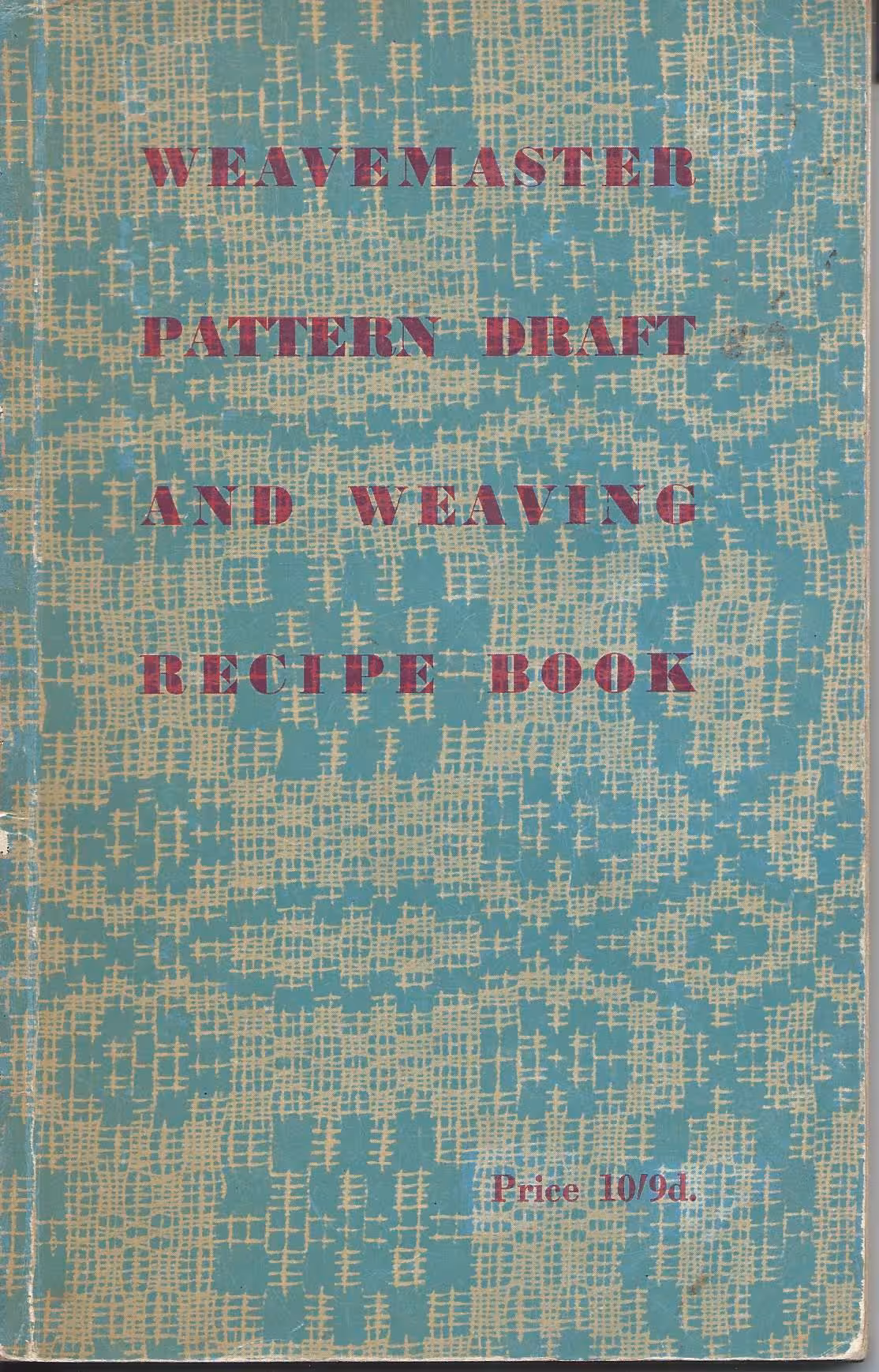 Weavemaster Pattern Draft and Weaving Recipe Book