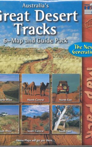 Australia’s Great Desert Tracks 6-Map and Guide Pack