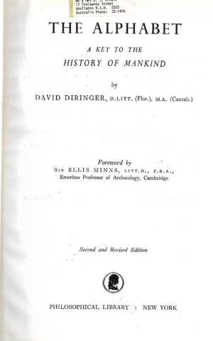 The Alphabet, A Key to the History of Mankind