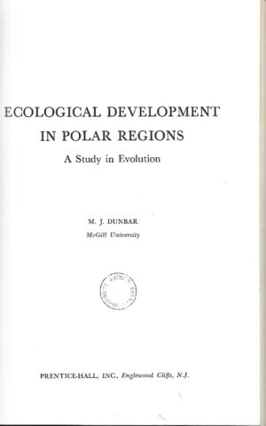Ecological Development in Polar Region, A Study in Evolution