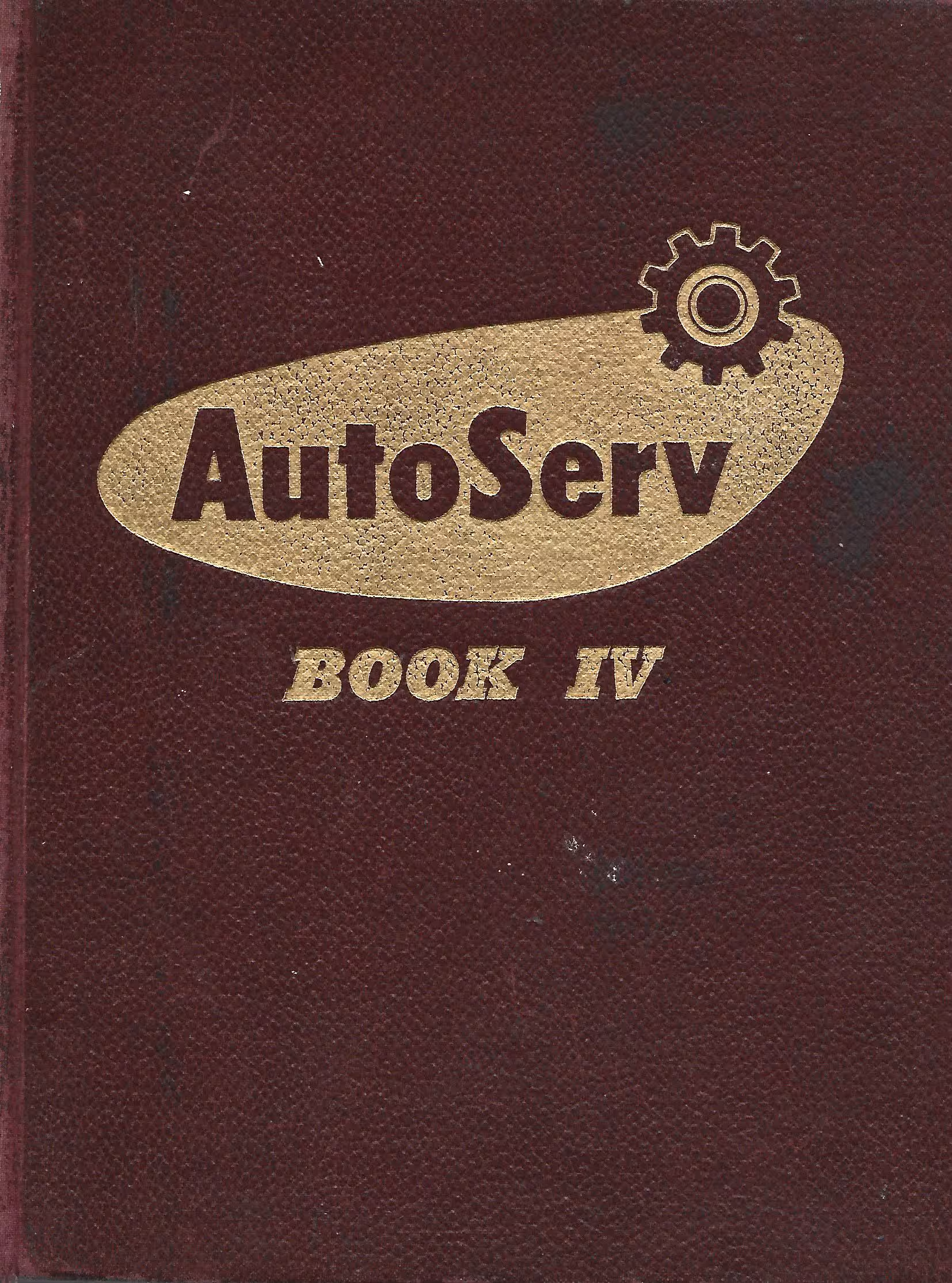 AutoServ Book IV Workshop Manual 1963