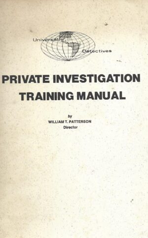 Private Investigation Training Manual