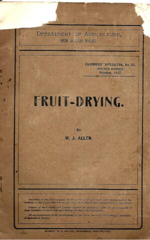 Fruit-Drying, Farmer's Bulletin, No. 53 (Fourth Edition)