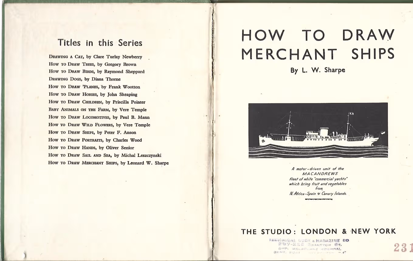 How to Draw Merchant Ships