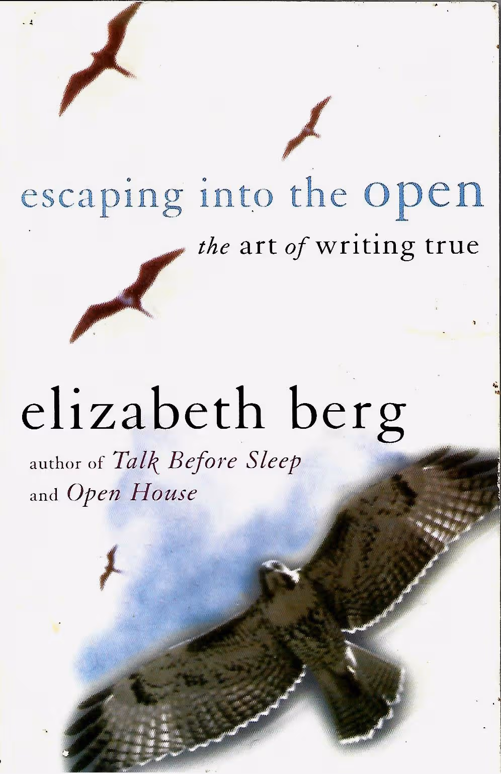 Escaping Into the Open, The Art of Writing True