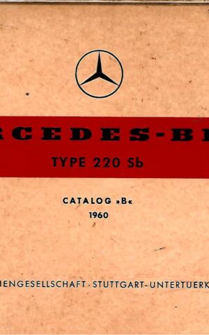 Mercedes-Benz Type 220 5b, Catalog B 1960 (12030)