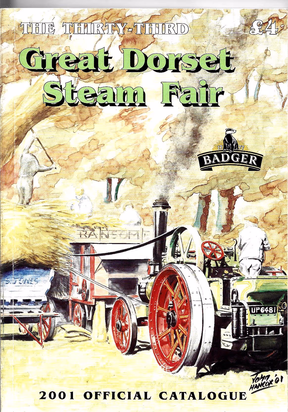 The Thirty-Third Great Dorset Steam Fair, 2001 Official Catalogue