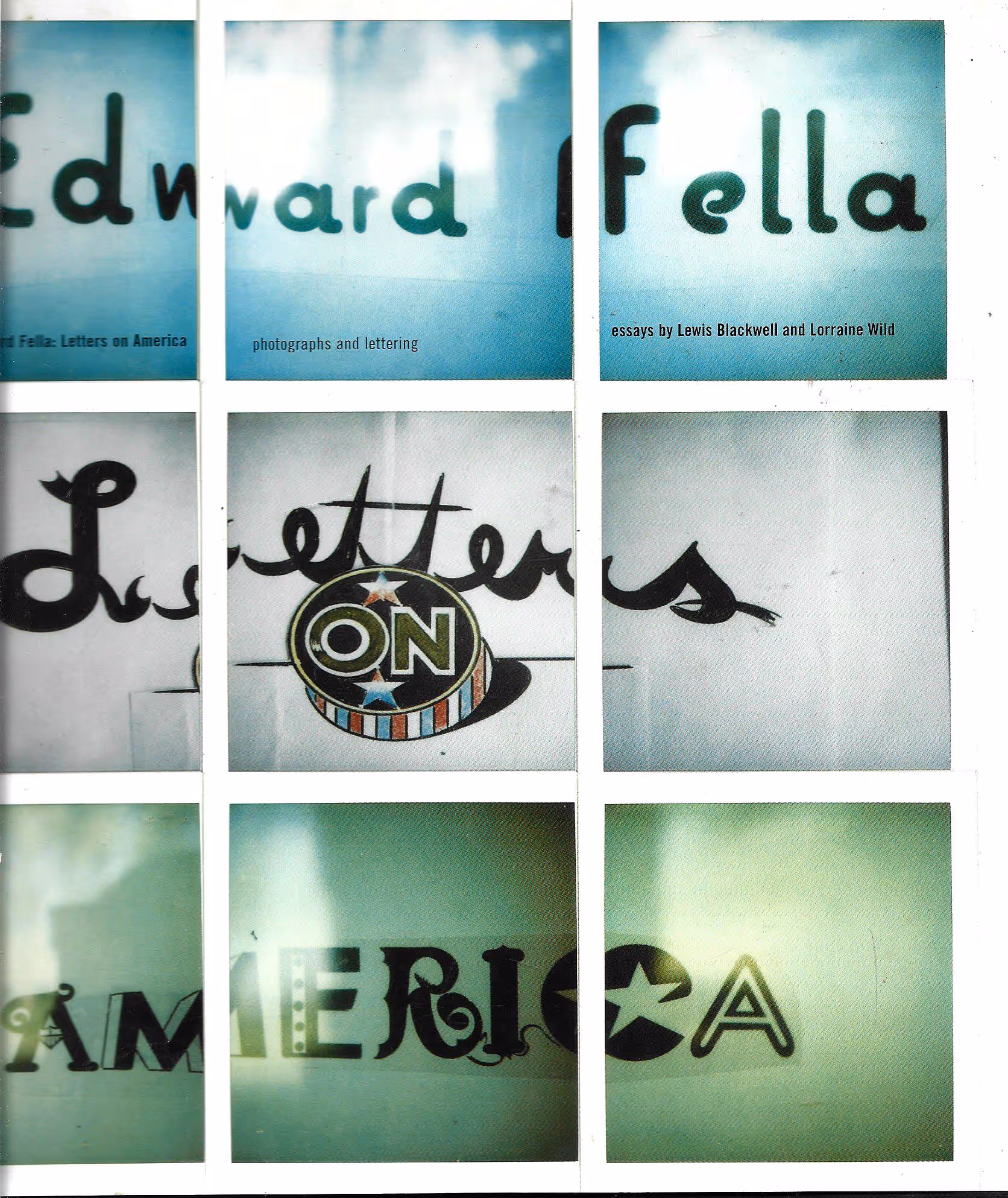 Edward Fella: Letters on America
